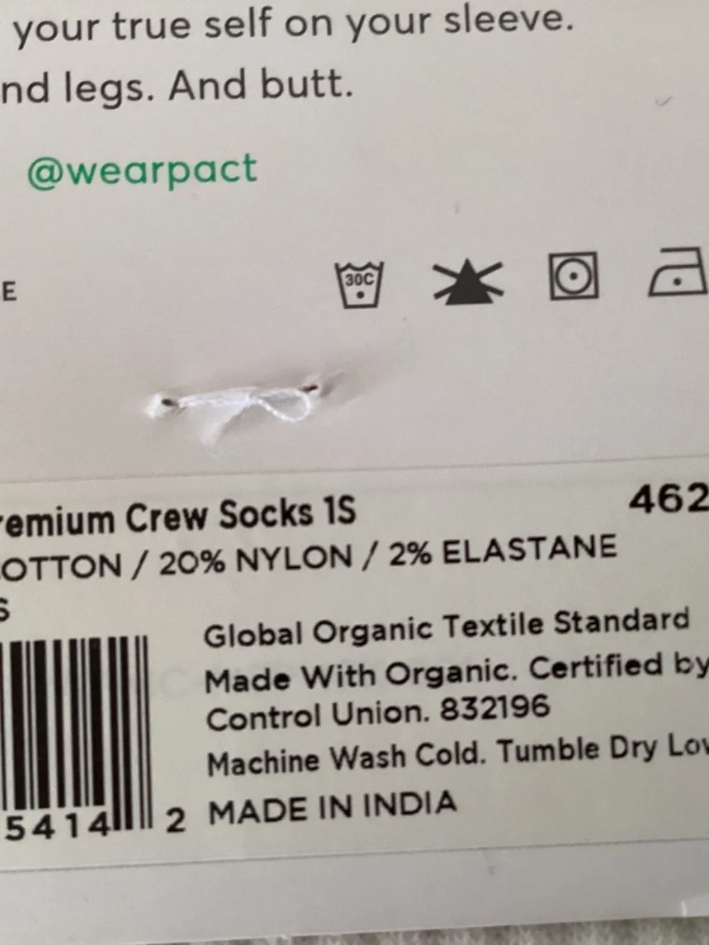 Pact NWT Men Crew Socks 9-13 Tropical Parrots Organic Cotton Basics Sustainable